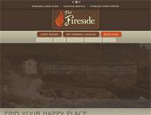 Tablet Screenshot of firesidemotel.com